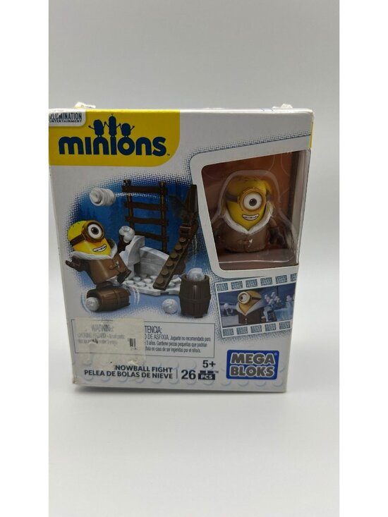 Mega Bloks Other - Minions Mega Bloks Snowball Fight Playset 26 Pcs Ages 5+ Fun Building Toy